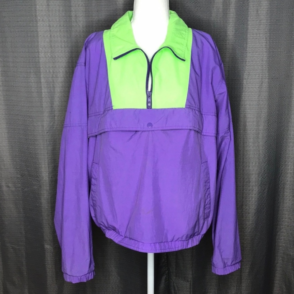 VINTAGE ASPEN SPORT MEDIUM PULLOVER WINDBREAKER JACKET